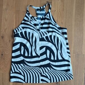 Banana Republic Monochrome Patterned Tank Top